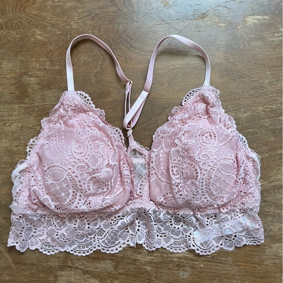 Aerie Medium Pink Racerback Bralette - Picture 1 of 7